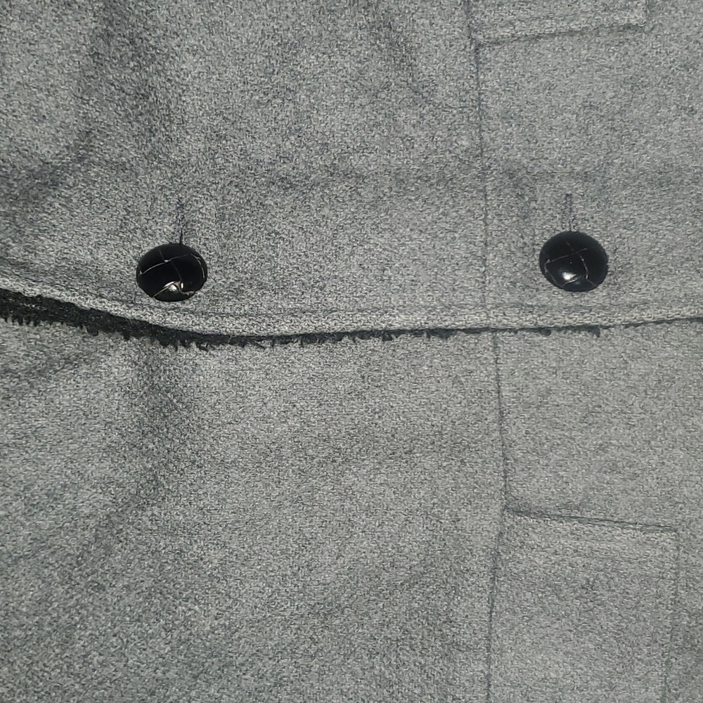 Vintage 1960's Cresco Craftsman Gray Wool Black F… - image 3